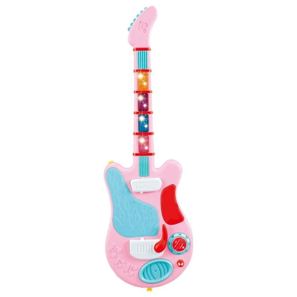 Guitarra de Brinquedo Rockin' Kids – Guitarra Musical de Aprendizagem com Luzes e Sons (Idades 3+) (AYC85-134)