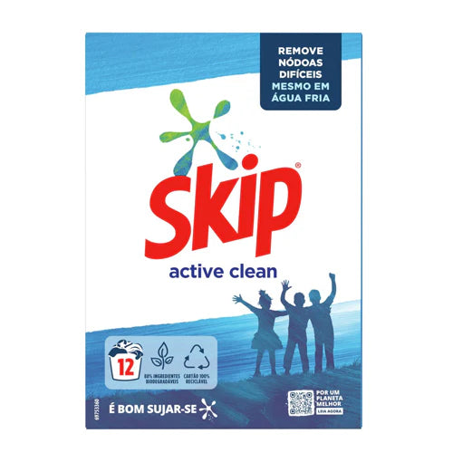 Skip Active Clean Powder Laundry Detergent 12 Washes