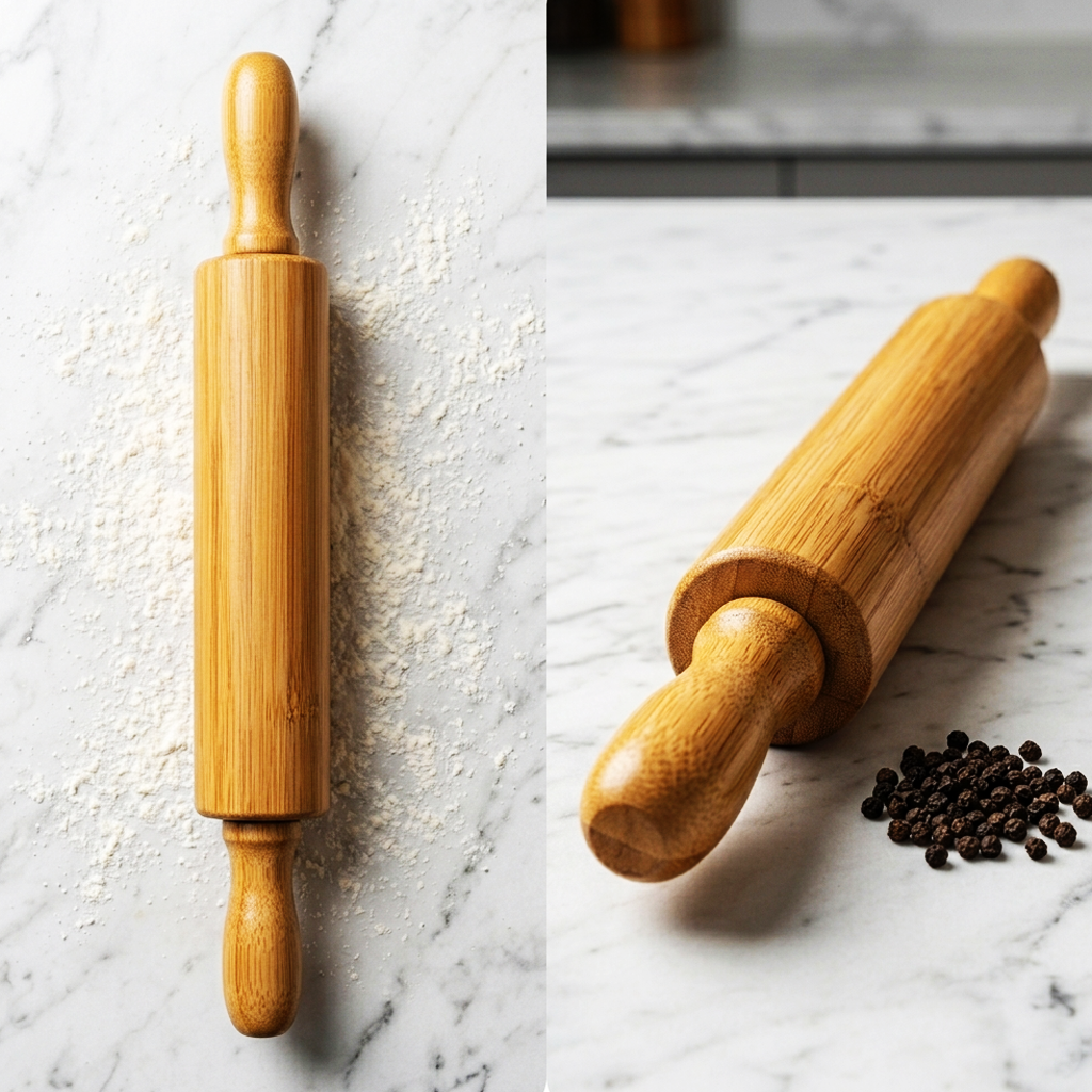 Rolo da Massa de Bambu - 35cm-AYD305-13