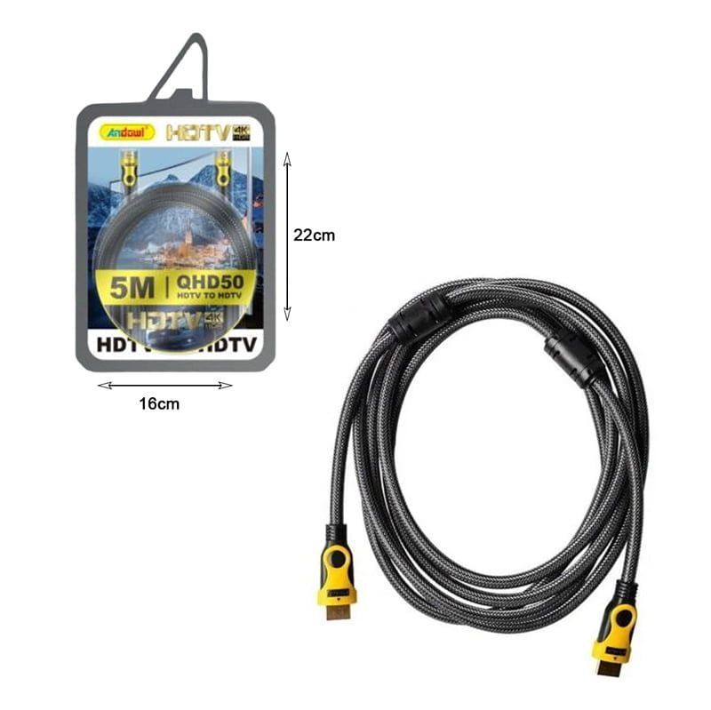 Andowl QHD50 16.4 ft HDMI Cable