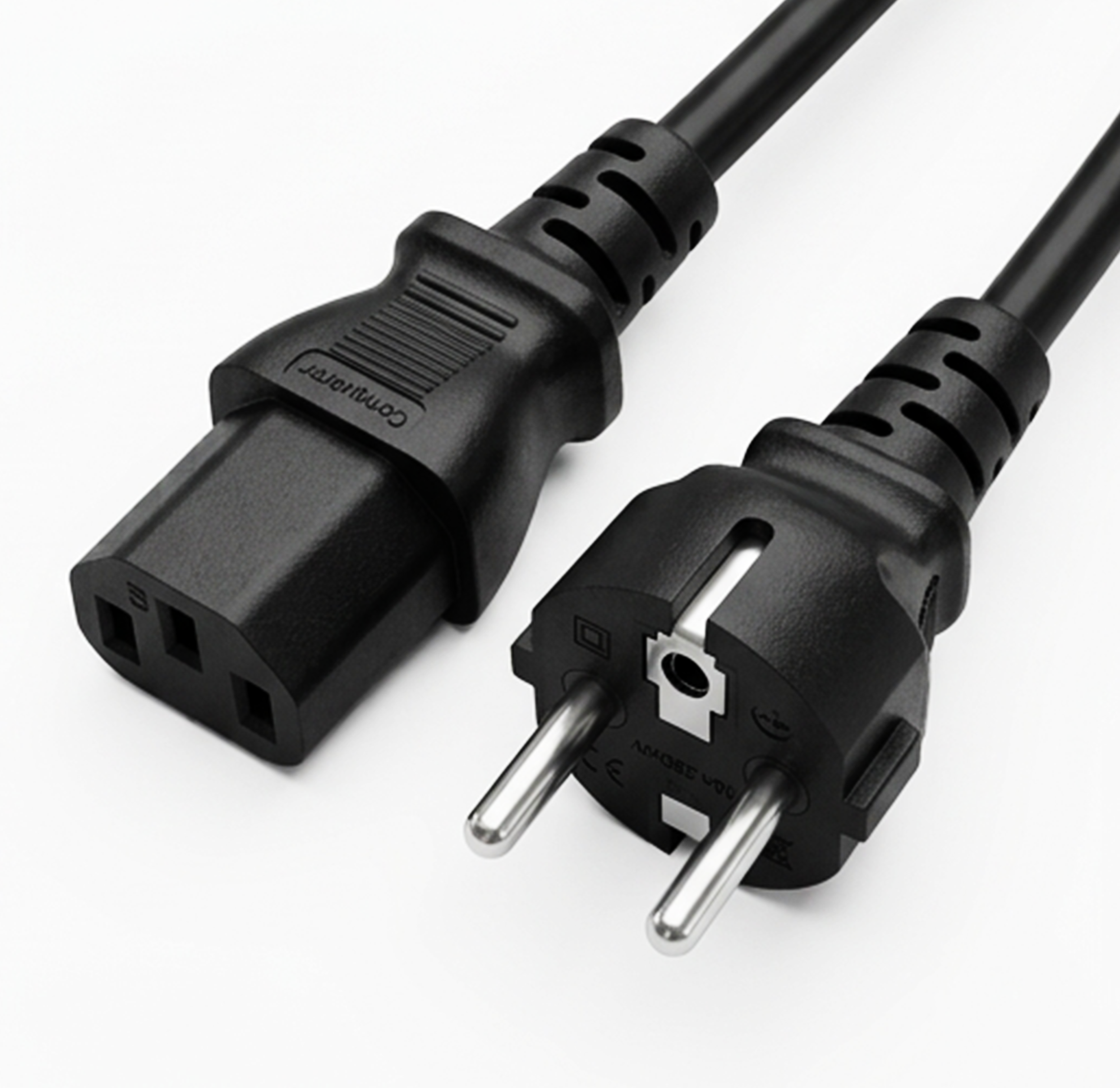 Cabo de Alimentação para PC Conqueror Tipo UE 1,5m Preto-AYC340-6