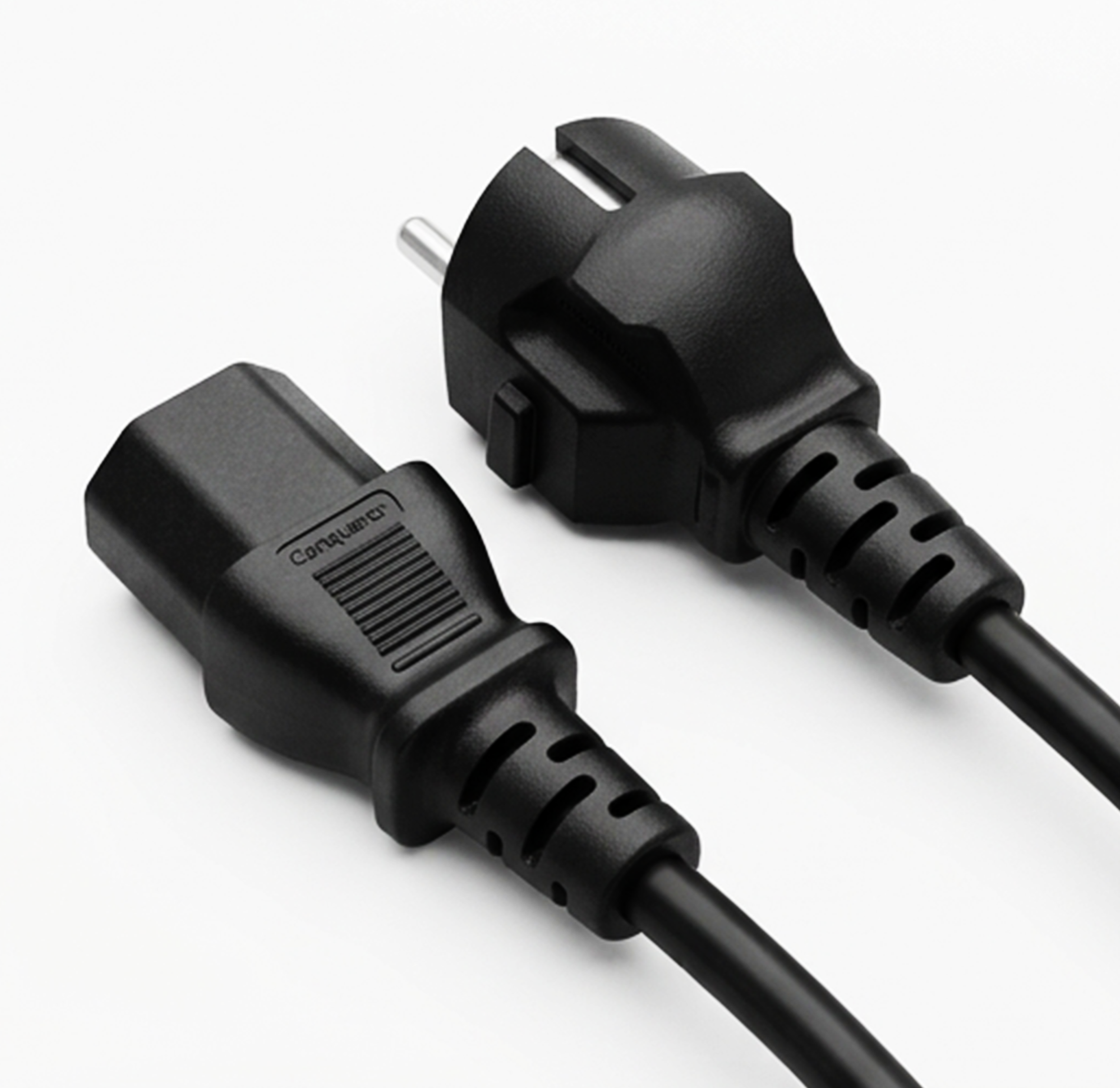 Cabo de Alimentação para PC Conqueror Tipo UE 1,5m Preto-AYC340-6